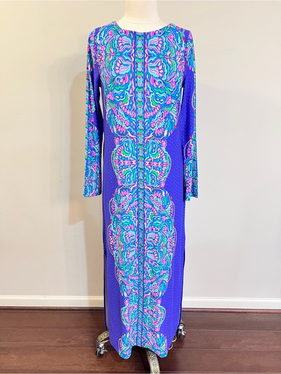 Lilly Pulitzer Dresses & Skirts - NWT Lilly Pulitzer Emmarie Maxi Dress Bonita Babe Cabochan Purple Size L